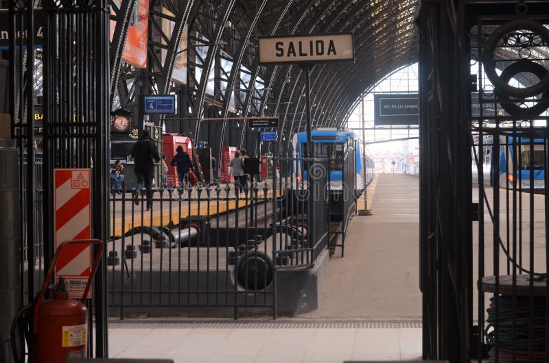 Train station in Buenos Aires Argentina. Train station in Buenos Aires Argentina