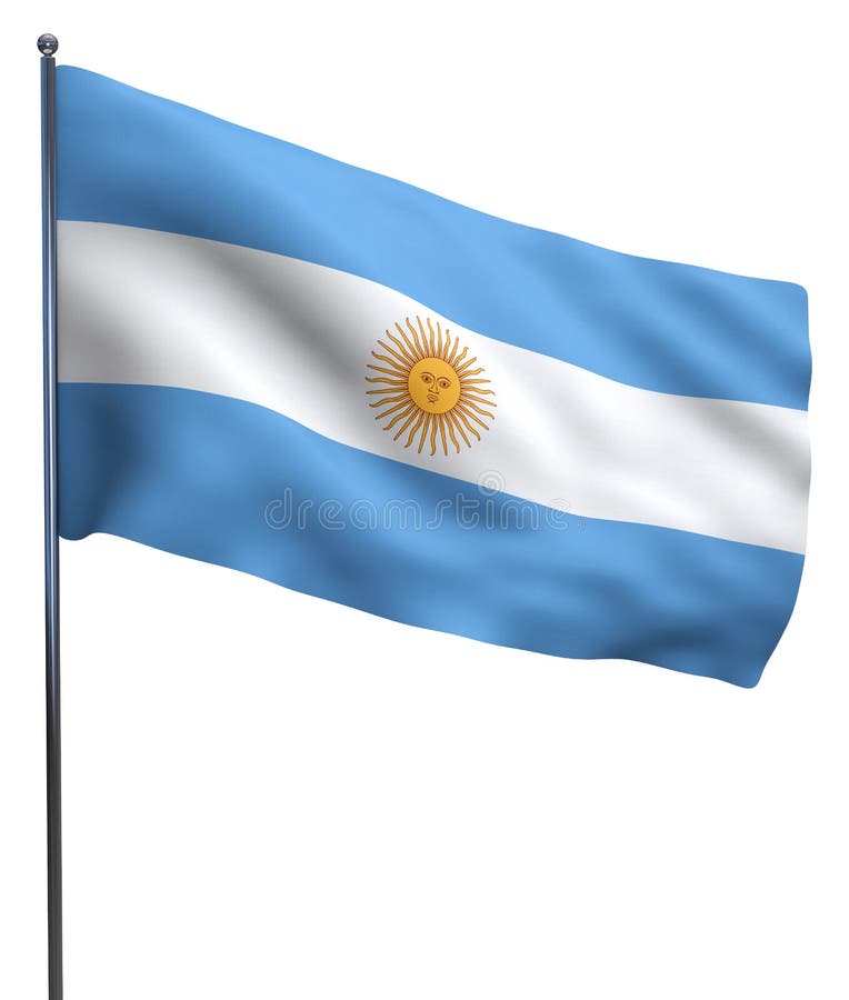 Argentyna flaga wizerunek ilustracji Argentyna flaga wizerunek ilustracji