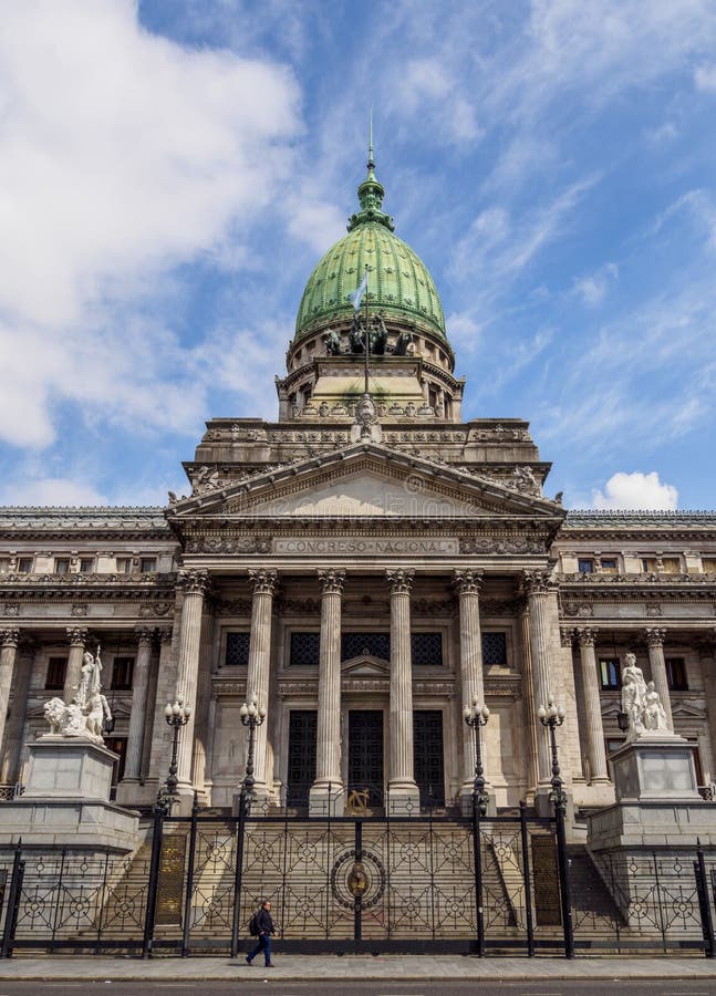 Argentyński kongres narodowy w Buenos Aires zdjęcia stock Argentyński kongres narodowy w Buenos Aires zdjęcia stock