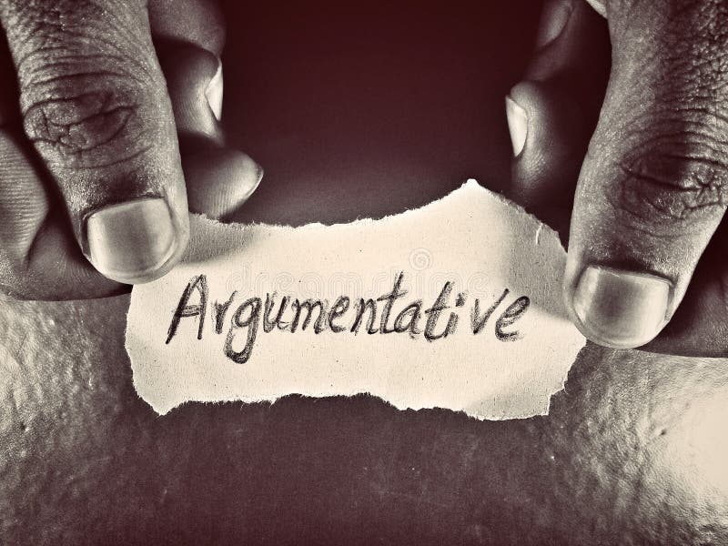argumentative the word