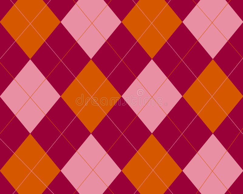 Pink and red argyle graphic design. Pink and red argyle graphic design