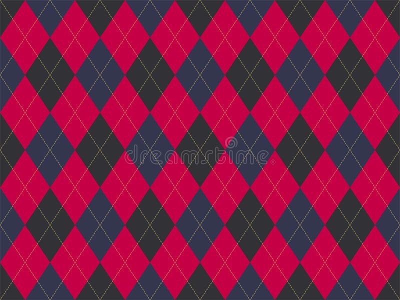 Argyle pattern seamless. Fabric texture background. Classic argill vector ornament