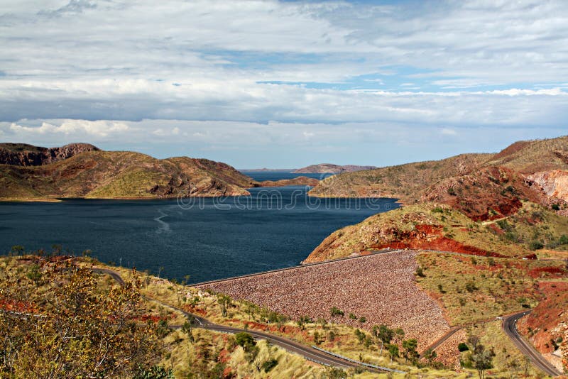 The Ord River Dam Lake Argyle Western Australia. The Ord River Dam Lake Argyle Western Australia