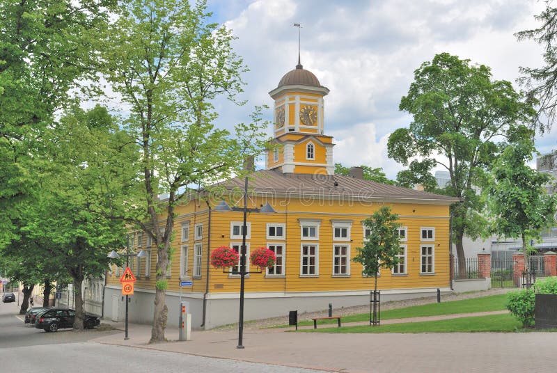 Arhitectură frumoasă a lappeenrantei royalty free stock photos