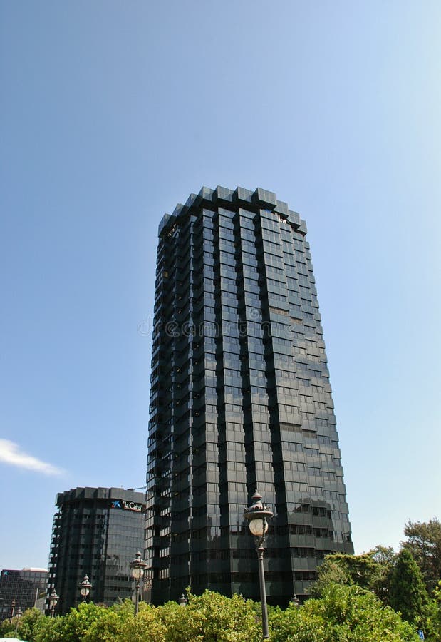 Arhitectură modernă din Barcelona royalty free stock photos