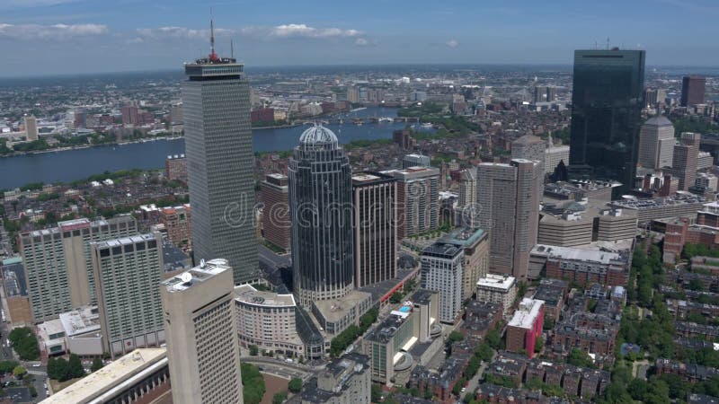 Arial άποψη πόλεων της Βοστώνης