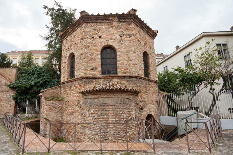 Arian Baptistery in Ravenna, Italy