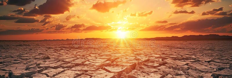 Arid earth, image, royalty free illustration.