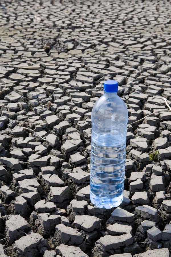 Arid land and mineral water stock photos