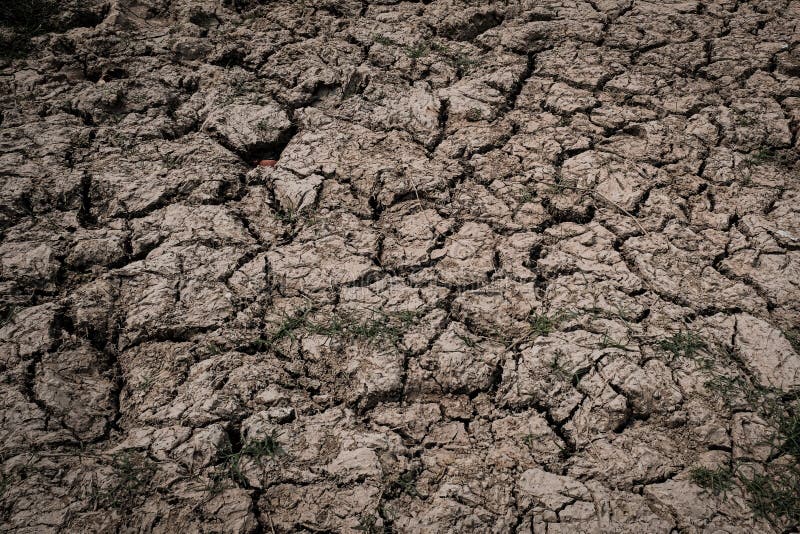 Arid Land without Water from Global Warming Stock Image Image of