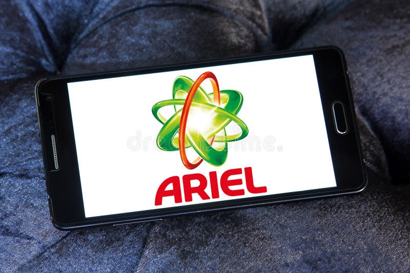 Ariel laundry detergent logo royalty free stock photos