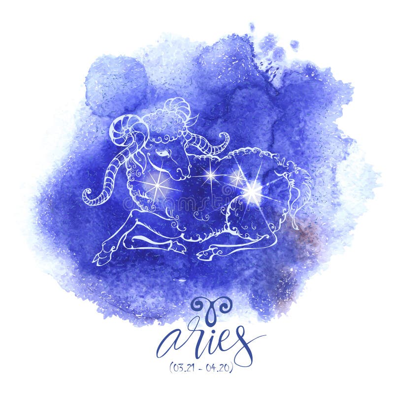 Aries de la muestra de la astrología libre illustration Aries de la muestra de la astrología libre illustration