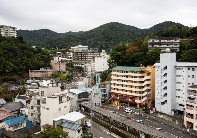 Arima onsen, popular hot spring resort in Japan royalty free stock images Arima onsen, popular hot spring resort in Japan royalty free stock images