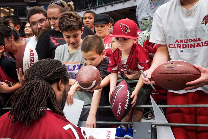 Arizona Cardinals NFL-Fußballfane stockbild