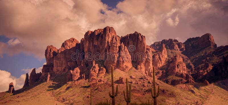 Arizona desert wild west landscape