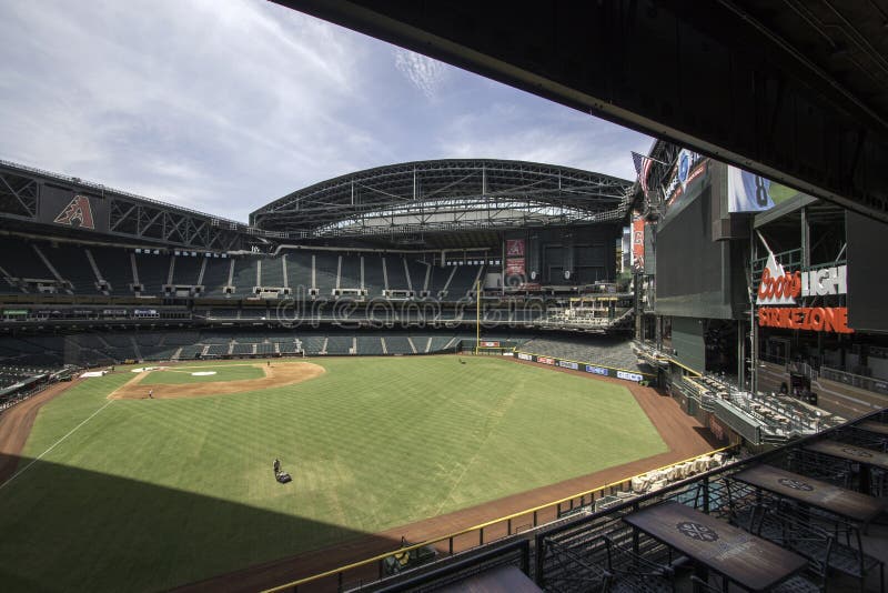 Arizona Diamondbacks pościg pola stadium zdjęcia royalty free Arizona Diamondbacks pościg pola stadium zdjęcia royalty free