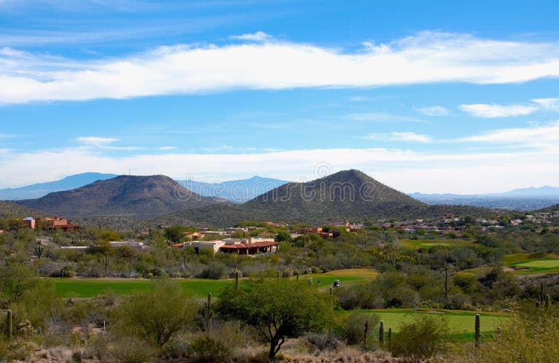 Saguaro studded golf course in Tucson, Arizona Starr Pass. Saguaro studded golf course in Tucson, Arizona Starr Pass.