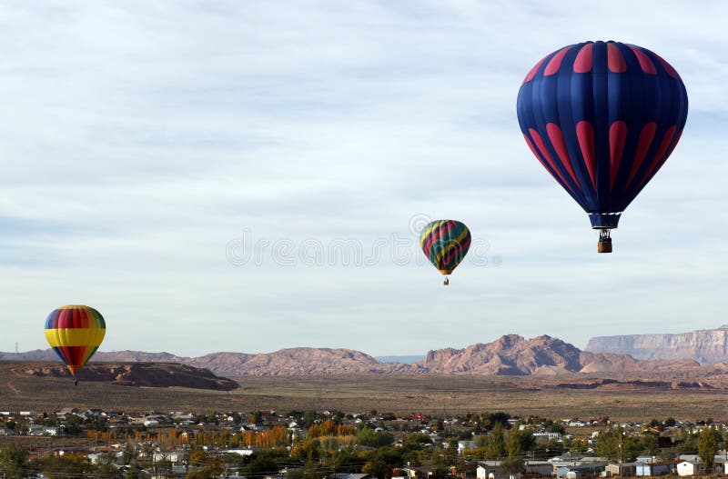 Arizona Hot Air Balloons stock image. Image of powell 22241909