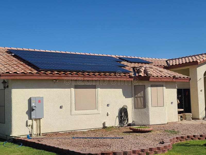 Arizona Solar Panels stock photo. Image of renewable 201033164