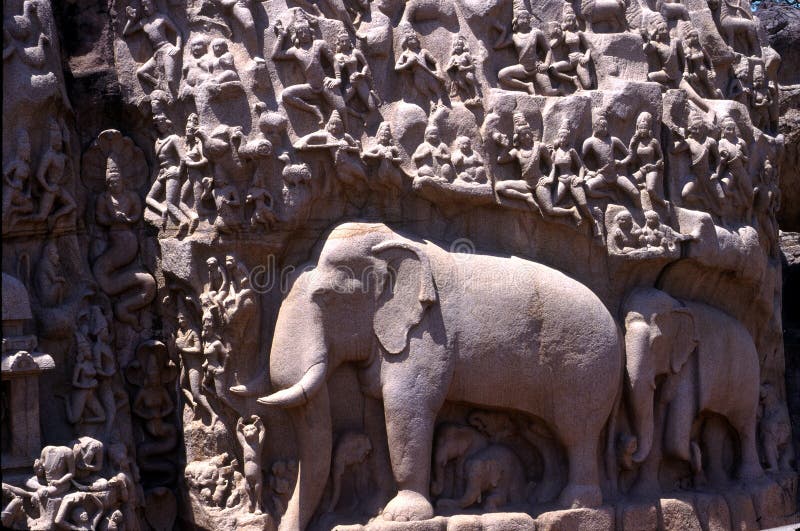 Arjuna s Penance,Mamallapuram,Tamil Nadu,India