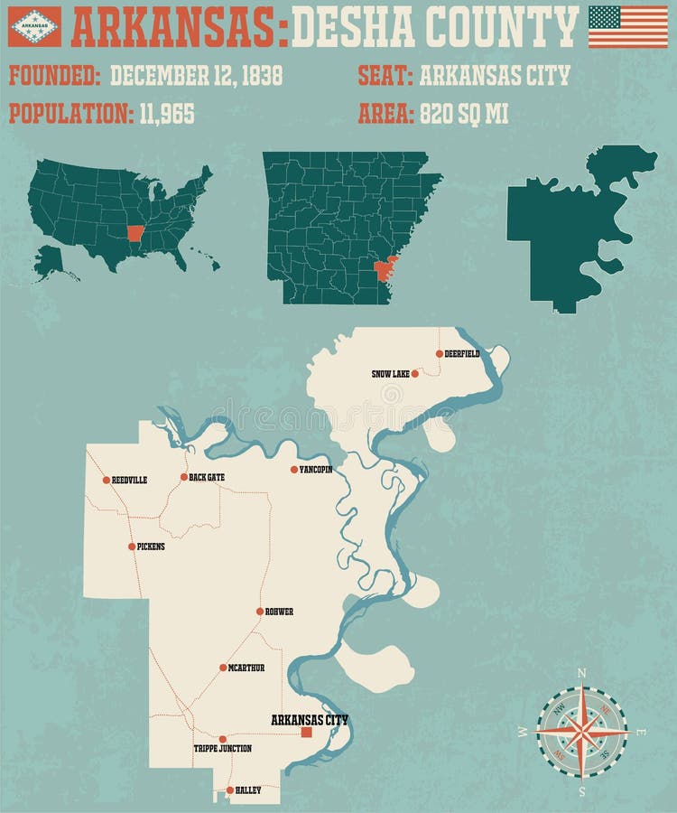 Desha County, Arkansas U.S. County, United States of America,USA, U.S