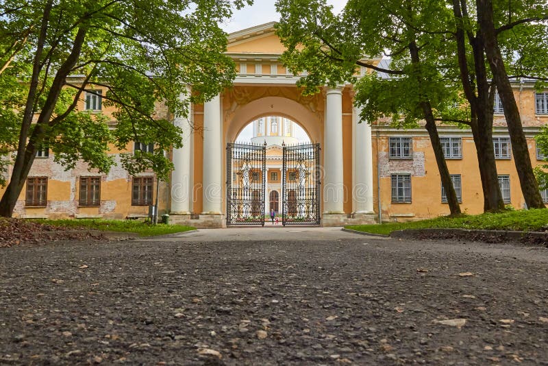 Arkhangelskoye estate stock photo. Image of garden, architectural ...