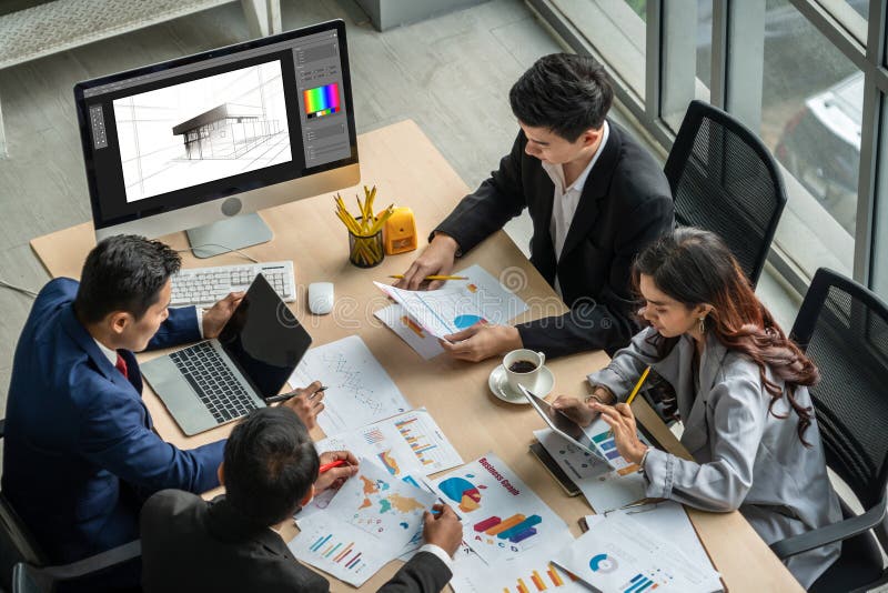 Arkitektonisk designmodisk programvara för arkitektverksamhet arkivbild
