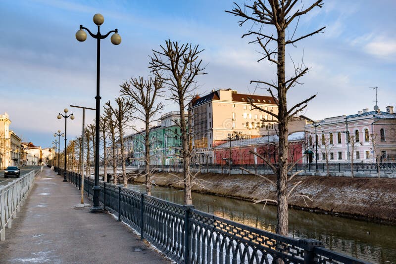 Arkitektur av den Kazan staden royaltyfri bild Arkitektur av den Kazan staden royaltyfri bild