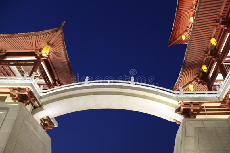 Arkitektur av Tang Paradiseï ¼ ŒXian arkivbild Arkitektur av Tang Paradiseï ¼ ŒXian arkivbild