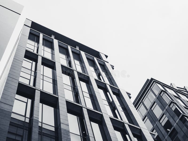Arkitekturdetaljer Modern företagsbakgrund för Office arkivfoto