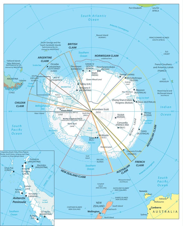 Arktycznego regionu mapa ilustracji Arktycznego regionu mapa ilustracji
