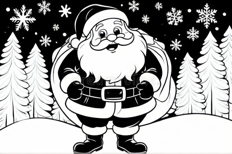Arkusz barwiący santa claus w 27112024 r..
