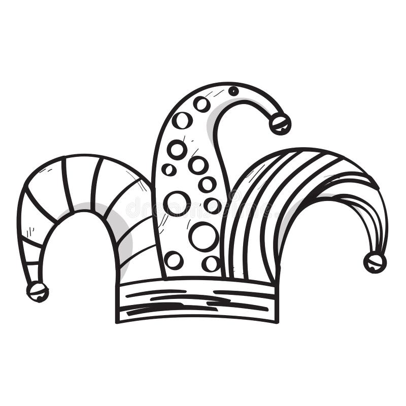 Arlekińska kapeluszowa ikona