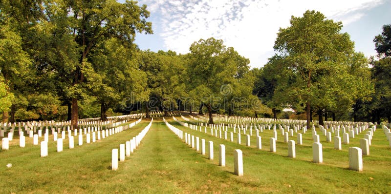 Arlington Nationale Begraafplaats stock afbeelding Arlington Nationale Begraafplaats stock afbeelding