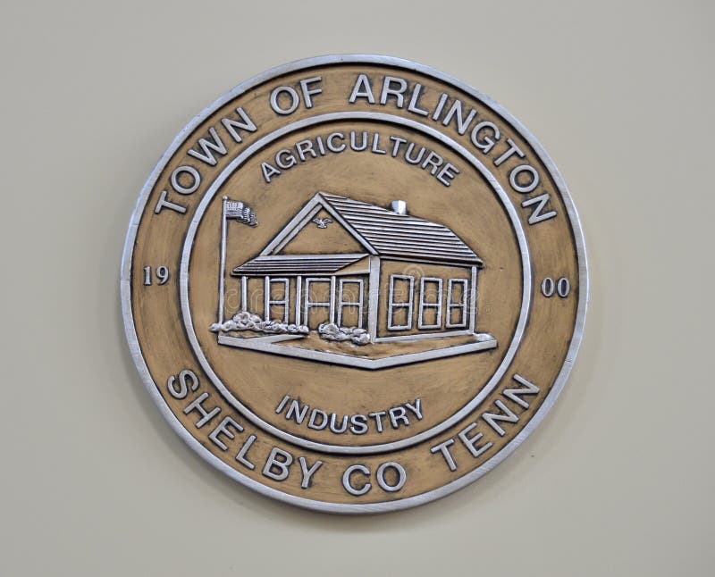 Arlington Tennessee Sign Editorial Stock Photo Image of