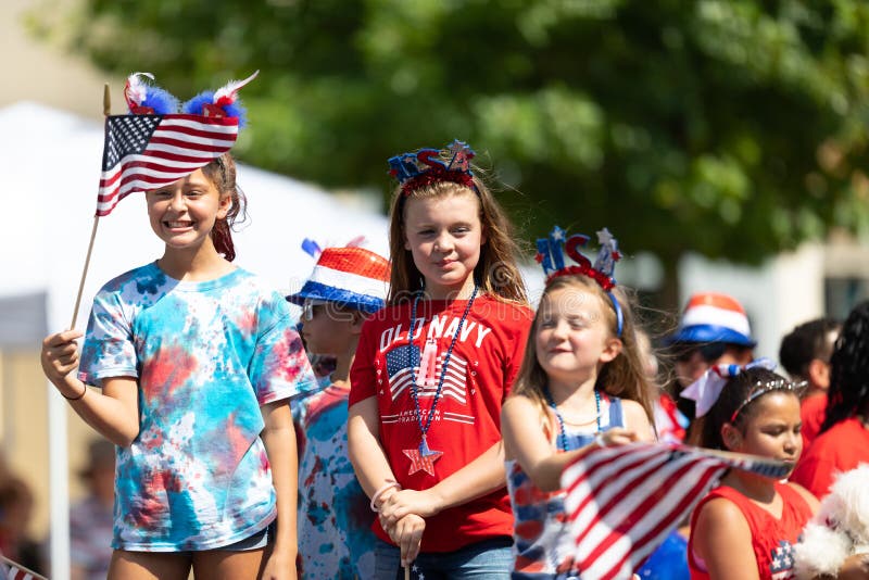 Arlington 4th of July Parade Editorial Stock Photo Image of crown