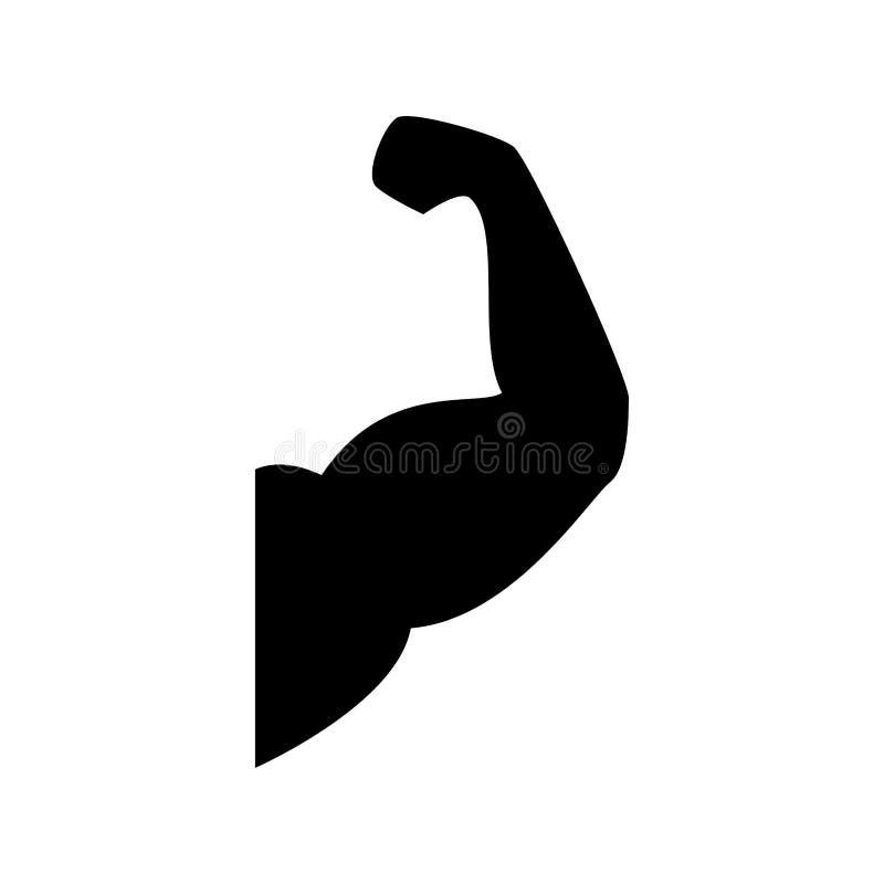 Bodybuilder Arm Silhouette