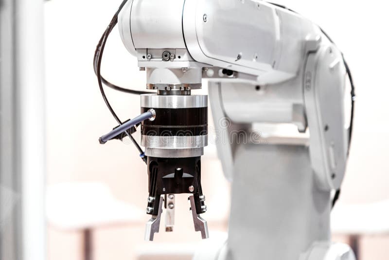Arm för industriell robot arkivfoto Arm för industriell robot arkivfoto