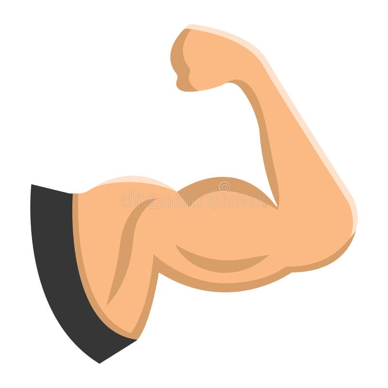 Arm Bicep Flexing Muscle Stock Illustrations – 1,156 Arm Bicep Flexing ...