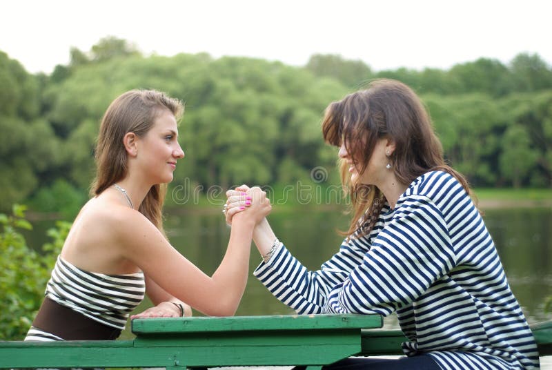 Arm Wrestling Scene Picture. Image 10673715