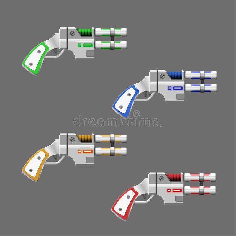 Arma Para O Sistema Da Realidade Virtual Armas Do Jogo Ilustração Stock -  Ilustração de laser, computador: 68597123