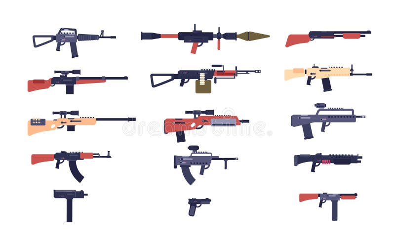 Arma, espingarda, jogo de armas, gerado por ia, rifle, caça, esporte  militar, bala, espingarda, espingarda, jogo de armas, ilustração