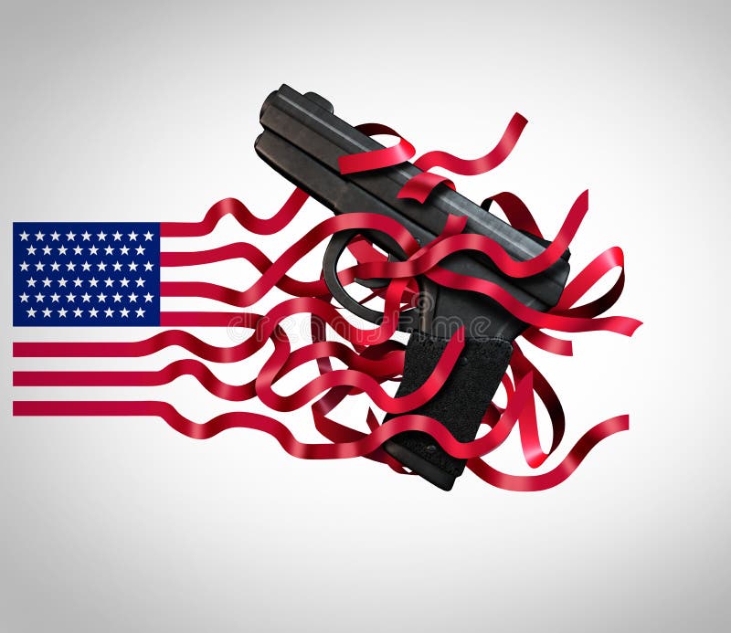 Armas en los E.E.U.U. ilustración del vector Armas en los E.E.U.U. ilustración del vector
