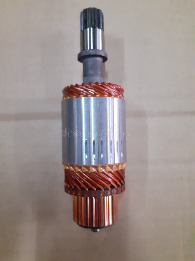 Armature for DC STARTING MOTOR 24VOLT Stock Photo Image of armature