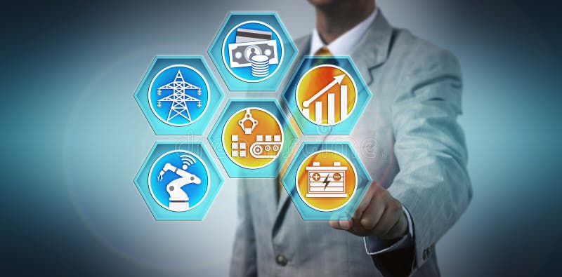 Armazenamento da bateria de Predicting Growth For do consultante imagens de stock Armazenamento da bateria de Predicting Growth For do consultante imagens de stock