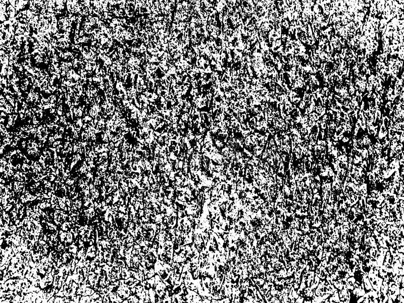 Armazón y borde. grungo negro y blanco. textura de superposición de dificultades. fondo de pared sucio y áspero. ilustración de la stock de ilustración