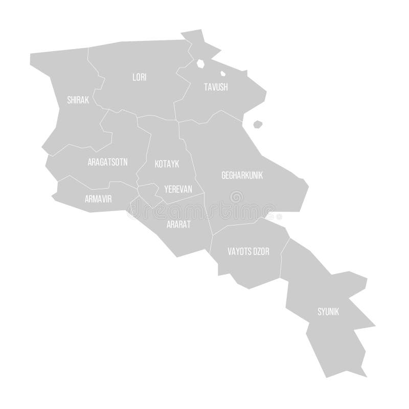 Armenia Map (Political) - Worldometer