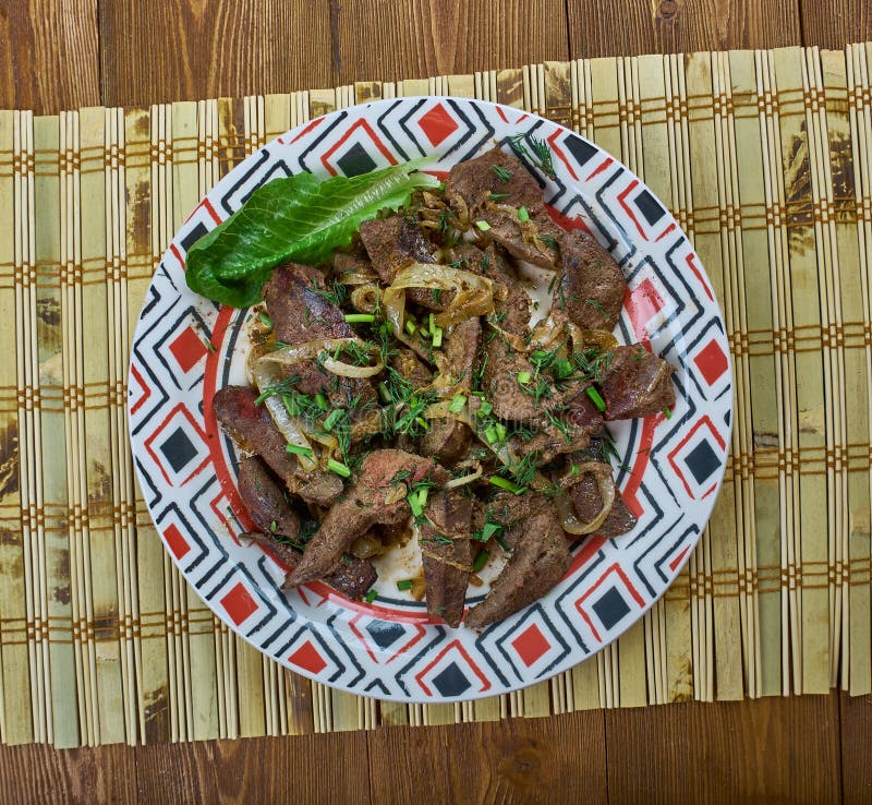 Armenian liver pilaf stock photo. Image of cooking, traditional 50476164