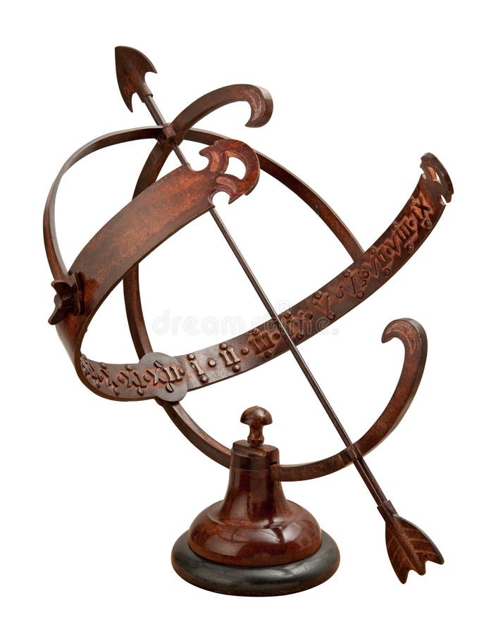 Armillary Sundial (with clipping path)