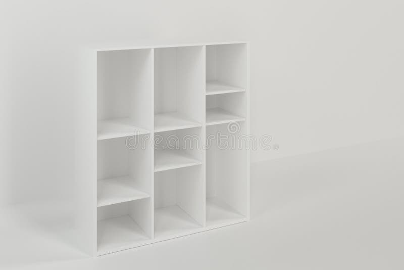 Armoire Vide Dans La Nouvelle Maison Vide Rendu 3d Illustration Stock Illustration Du Vide Dans 164061648